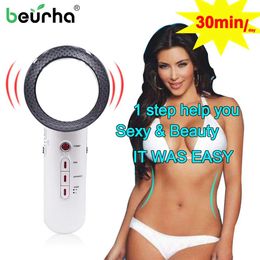 Belt 1 Set Weight Lose Ems Ultrasound Cavitation Anti Cellulite Slimming Product Massager Body Face Fat Burnning Antiwrinkle Tight SH1