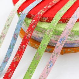 Small Flower Embroidery Pattern, Lace Edging, Auxiliary Materials, Woven Straps, Hair Accessories DIY Accessories 50 yards per roll