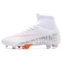 Safety Shoes Men Soccer Shoes TF/FG High/Low Ankle Football Boots Male Outdoor Non-slip Grass Multicolor Training Match Sneakers EUR35-45 231218