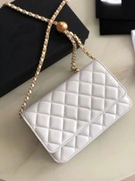 10A Mirror Quality Designer Fashion Selling Classic Upgraded magnetic hardware womens chain wallets Denim fabric s bag Coin Purse Card Hold