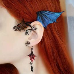 Backs Earrings Fairy Butterfly No Piercing Ear Cuff Earring Dark Elf Clip For Women Wedding Jewellery Halloween Party Gift