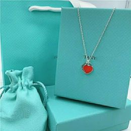 Designer Necklace tiffanynecklace Jewelry Heart Necklace tiffanyjewelry Pendant Necklaces Fashion Wedding Jewelry Luxury Party Gift 555