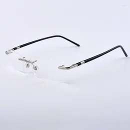 Sunglasses Vazrobe Rimless Reading Glasses Men Women Frameless Eyeglasses Frame Male Spectacles For Prescription Anti Blue 0 150 200 250