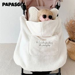 Blankets Swaddling Baby Flannel Blanket Coral Fleece Stroller Cover Cute Bear Winter Windproof Kids Blankets Infant Nap Warm Quilt Swaddle Wrap 231219