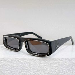 24ss piccoli occhiali da sole per donne Z2602U New Brand Designer Square con telaio in fibra di acetato BRIM METALE E MODIE SILVER FEMMES LUNETS TROP