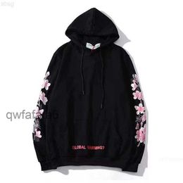 White Luxury Designer Mens Womens Fashion Hoodies High Quality Pure Cotton Flower Arrow Speed Bump Letter Printing Hooded Sweater Street Hip Tdwo 6SUO