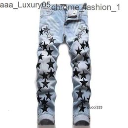 s amari amirl amirlies Ripped am amis imiri Trend amiiri irs Jeans Embroidery Varsity Men European Jean Patchwork Hombre Letter Star Skinny Brand Motorcycle Pa 07L3