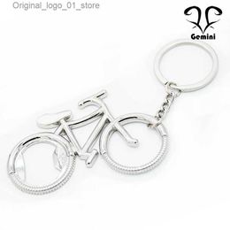 Keychains Lanyards New in Bicycle Fashion Key Chain Keychain and Bottle Opener Two Uses Zinc Alloy Material of High Quality Key Chains Hot Sale Q231219