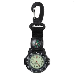 Pocket Watches Compass Sports Watch Backpacker Carabiner Digital Dial Clip On Hanging Man