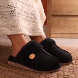 Slippers Kidmi Winter Fur Fluffy Slippers For Women Indoor Fuzzy Memory Foam Slippers Ladies Furry Houes Shoes Plush Faux Fur Lined Shoes 231219