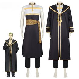 Anime Costumes Frieren at the Funeral Heiter Cosplay Costume Coat Outfit Fancy Uniform Men Halloween Carnival Party Co