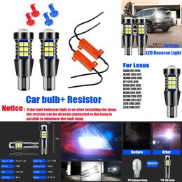 New Decorative Lights 2pcs Car LED Reverse Light W16W T15 Canbus Lamp For Lexus GX460 NX200T NX300H RC F RC350 RC200T RC300 HS250H CT200H LX470 LX570