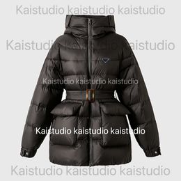 2023 autumn winter design waist down jacket for women's short, slim fit, warm and versatile fashionable down jacket