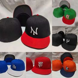 Fitted Hats Snapbacks Hip Hop Size Hats Adjustable Baskball Caps for Men Embroidery Street Outdoor Sports Cap Size 7-8