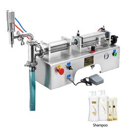 Single Head Liquid Filling Machine,50-5000ml For Laundry Detergent, Detergent, Essential Oil, Alcohol, Canning Machine