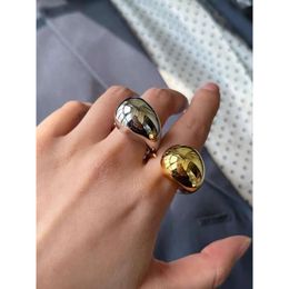 Band Rings bottegaly venettaly design metal water drop ring black enamel drop glaze ring high-end personalized index finger ring