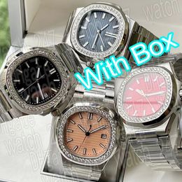 Fashion luxury men watch designer 40mm diamond watches automatic watch Luminous Waterproof resistant Automatic Mechanical Movement Wristwatch gift relojes