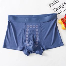 Underpants Men Mesh Bulge Pouch Hollow Breathable Underwear Boxer Briefs Middle Waist Shorts Seamless Panties Slip Homme