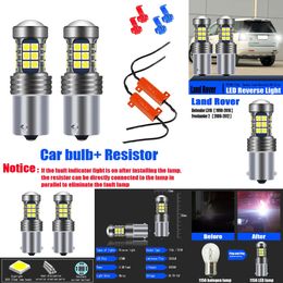 New Decorative Lights 2PCS Car Canbus Free Error 7506 LED Reverse Backup Light Bulb 1156 P21W For Land Rover Defender L316 Freelander 2 2006-2012