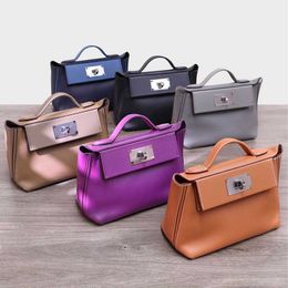 Akilyle Luxury Designer Totes Bag Family Handmade Genuine Leather Bag for Women 2424mini Bag Single Shoulder Crossbody Small Bag Backpack