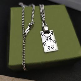 Luxury Pendant Necklaces Fashion for Man Woman Highly Quality Women Party Wedding Lovers gift hip hop Jewellery 925 silver211c