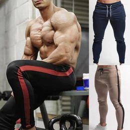 Men's Pants 2024 Casual Skinny Mens Joggers Sweatpants Fitness Workout Brand Track Autumn Male Fashion Trousers