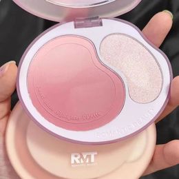 Blush Romantic Makeup Face Palette Blush Matte Shimmer Face Cheek Contour Highlight Blushwe Nude Pink Rose Natural Illuminating 231218