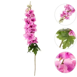 Decorative Flowers Fake Violet Wedding Christmas Decoration Artificial Plastic Flower Pography Prop Purple For Comes