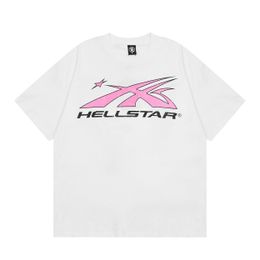 hellstar t shirt designer t shirts graphic tee clothing clothes hipster washed fabric Street graffiti Lettering foil print Vintage Black Loose fitting US size S-XL 24