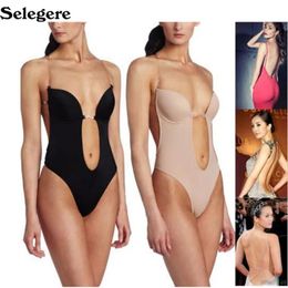 Shaper Shoulder Strap Bra Chest Supporting Steel Gather Backless Slimming Underwear For Wedding And Evening Dress J190701