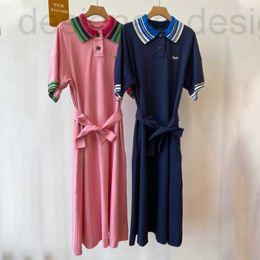 Basic & Casual Dresses Designer Fashion Embroidery dress Luxury Brand women A-line Dress Oversize One Piece dresses American Womens Clothing KFXR