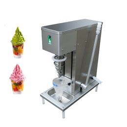 Fruit Ice Cream Mixer Commercial Stainless Steel Ice Cream Machine Multifunctional Frozen Nut Yoghourt Blender