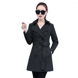 Women's Trench Coats High-end Ladies' Windbreaker In Spring And Autumn 2023 Fashion Middle-aged Mother's Slim Temperament Long Coat Tide