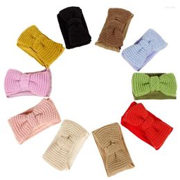 Hair Accessories Baby Bowknot Headband Soft Elastic Knitted Headwear Wide Band Bands Headbands Head Wraps Hairbands