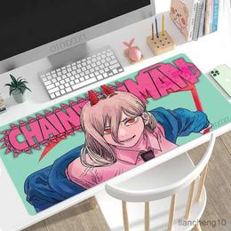 Rests Mouse Pads Wrist Chainsaw Man Mouse Pad Gaming XL Large Custom Mousepad XXL Playmat NonSlip Carpet Office Laptop Desktop Mouse Pa