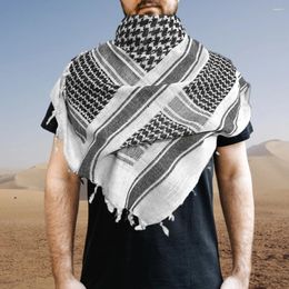 Scarves Military Arab Tactical Desert Scarf Thickened Soft With Tassel Arabic Square Windproof Outdoor Shawl