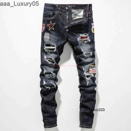 New Jeans amari Washed amirl Pants amirlies Pp am es amis Denim imiri es amiiri Mens AM Tattered Wornout Designer Jeans Clothing Trend Youth High Street Fashion P E5TY