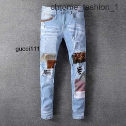 Jeans s am amis imiri amiiri Mens Womens Designers amari Distressed Ripped Biker Slim Straight Denim for Men amirl Print Army amirlies Fashion Mans Skinny Pants 0UWU