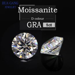 Charms D Color VVS1 3mm to 15mm Loose Stone 1ct 2ct Beads Round Brilliant Cut Excellent Grade Test Positive Lab Diamond 231219