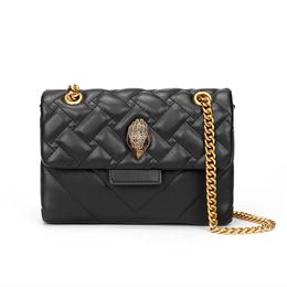 Evening Bags Kurt Geiger High Quality Eagle Head Colorful Diamond Cross Shoulder Bag Decorated with Classic Basic Women Handbag 231219