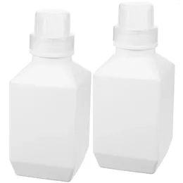 Liquid Soap Dispenser 2 Pcs Softener Bottle Detergent Container Holder Preserve Jars With Lids Washing Powder Multipurpose Sub Laundry