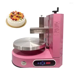 Bread Makers Birthday Cake Cream Spreading Machine Semi Automatic Cakes Plastering Coating Filling Decorating Machines