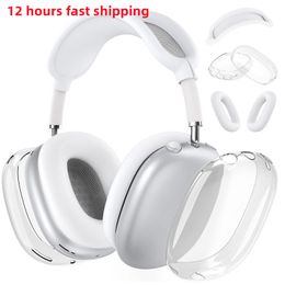 For AirPods Max ANC Bluetooth Headphones Accessories AirPods Pro 2 Wireless Earphone Top Quality Metal Silicone Anti-drop Protective Waterproof Case