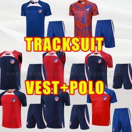 Training suit soccer tracksuits 23 24 JOAO FELIX home 2022 2023 M. LLORENTE Correa camiseta football set GRIEZMANN R. DE PAUL Cunha CARRASCO Atletico MadridS POLO vest