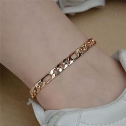 Anklets Arrival Gold Cuban Chain For Women Punk Style Foot Jewelry Leg Ankle Bracelets Whole248G