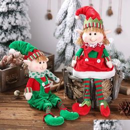 Dolls Big Size Christmas Plush Leg Elf Doll Ornaments Boys And Girls Toy Year Home Decorations Tree 231124 Drop Delivery Toys Gifts Dh61K