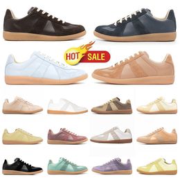 maison Sneakers Shoes Replicaing MM6 Cut Best-quality Out Size 12 Women Designer Casual Shoes Maison Mens Trainers Orange White Zapatos