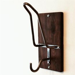 Hooks & Rails Motorcycle Helmet Rack And Jacket Hook Multifunctional Metal Wall-Mounted Hanger For Living Room Bedroom TS1242w