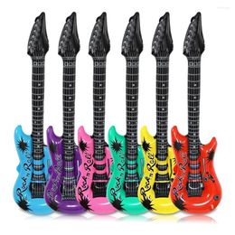 Party Decoration Inflatable Guitar Balloons Blow Up Musical Instrument Props Favor Carnival Adult Kids Birthday