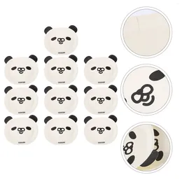 Disposable Dinnerware 24 Pcs Paper Pallet Wedding Cake Plates Household Panda Home Versatile Shape Baby Cartoon